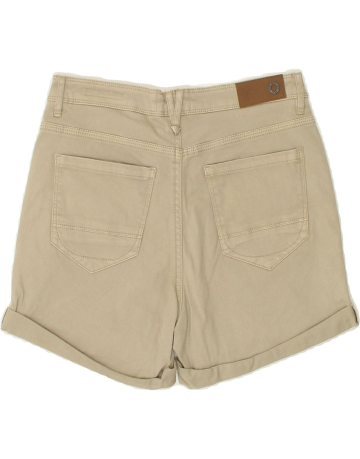 DACK'S Womens Slim Fit Casual Shorts IT 42 Medium W28  Beige Cotton Vintage Dack's and Second-Hand Dack's from Messina Hembry 