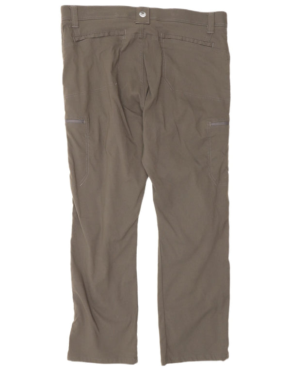 Мужские прямые брюки-карго Wrangler W36 L30, серый нейлон