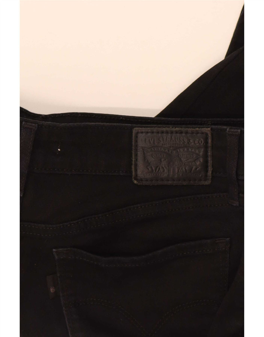 Женские джинсы Levi's 715 Bootcut W26 L32, черный хлопок