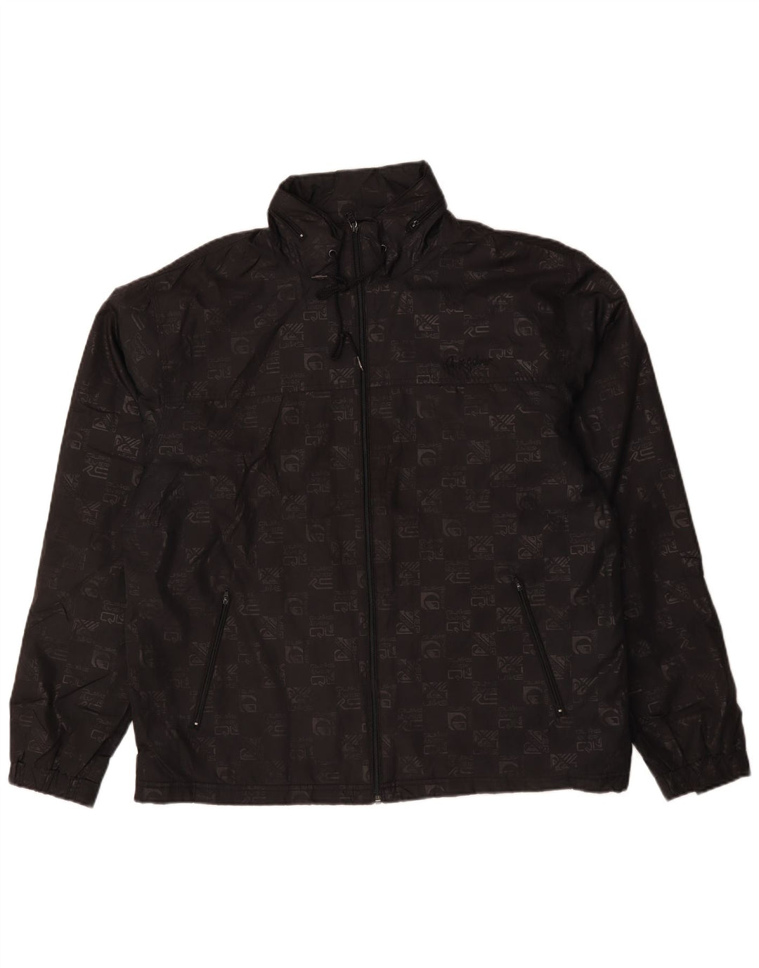 Мужской спортивный костюм с капюшоном Quiksilver, верхняя куртка XL, черный полиэстер