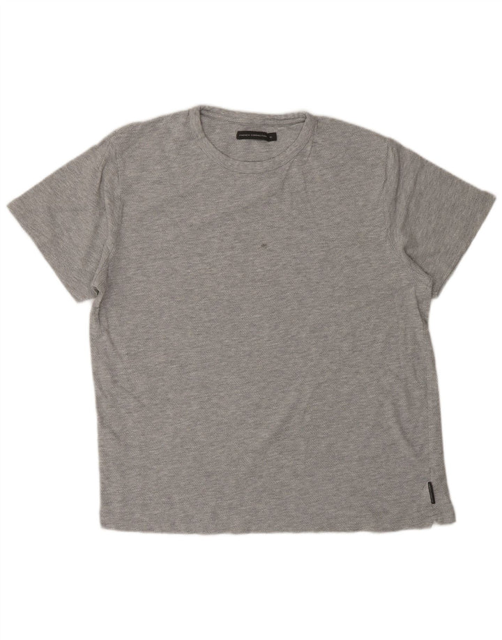 Мужская футболка French Connection Top XL, серый хлопок