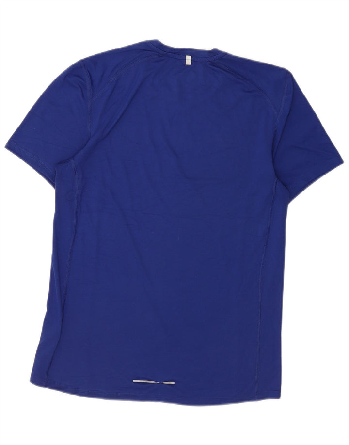 Мужская футболка Nike Dri Fit, маленький синий полиэстер