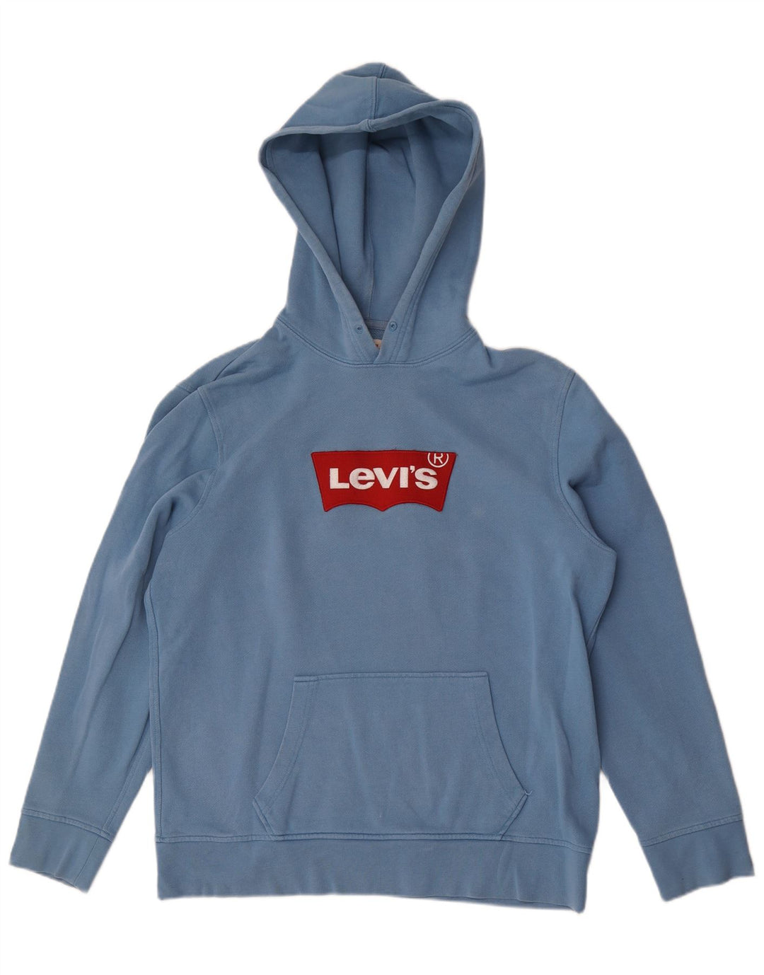 Мужской джемпер с капюшоном Levi's, большой синий, хлопковый