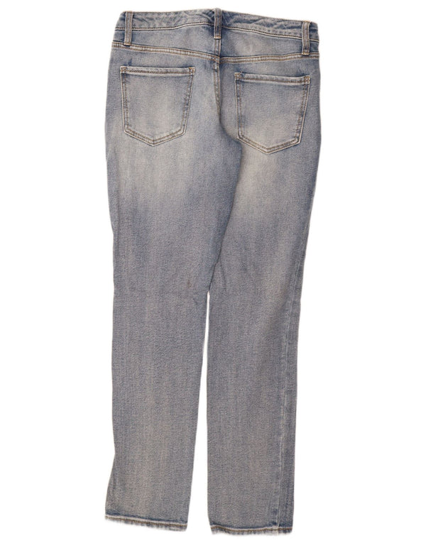 Женские зауженные джинсы-бойфренды Mossimo, размер США 4, маленький размер W27 L30, синий хлопок