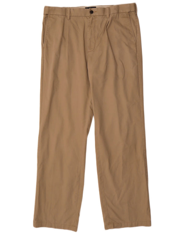 Мужские прямые брюки чинос Marks & Spencer Blue Harbour W36 L33 бежевые