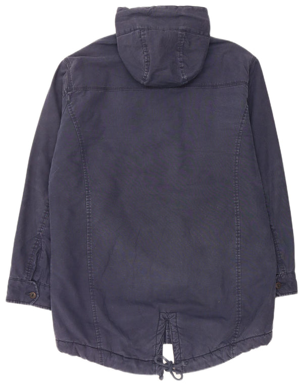 Мужская парка из шерпы с капюшоном Jack & Jones UK 42 XL, темно-синий, хлопок