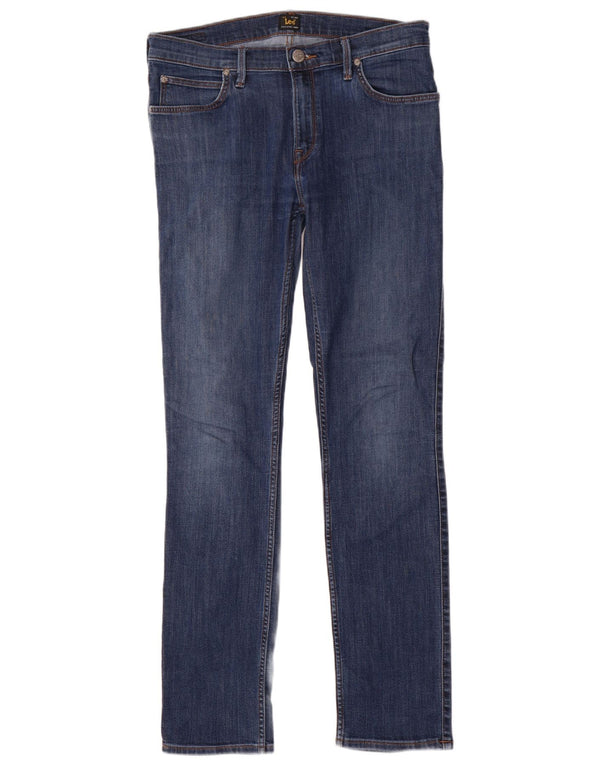 Женские прямые джинсы LEE Jade W32 L32, синий хлопок
