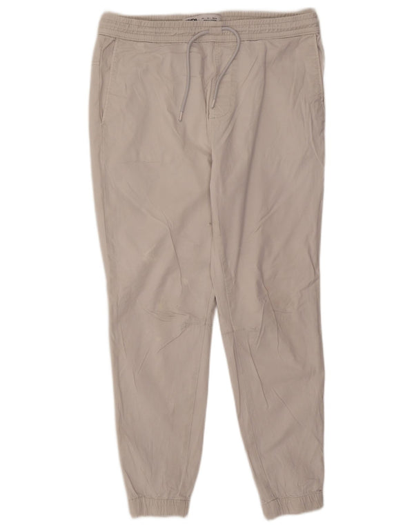 Брюки-чиносы мужские джоггеры Zara большие W32 L28 бежевые