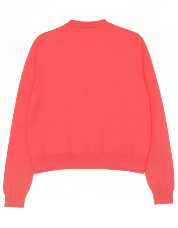 Marks & Spencer Womens Cardigan Sweater UK 12 Medium Pink Viscose