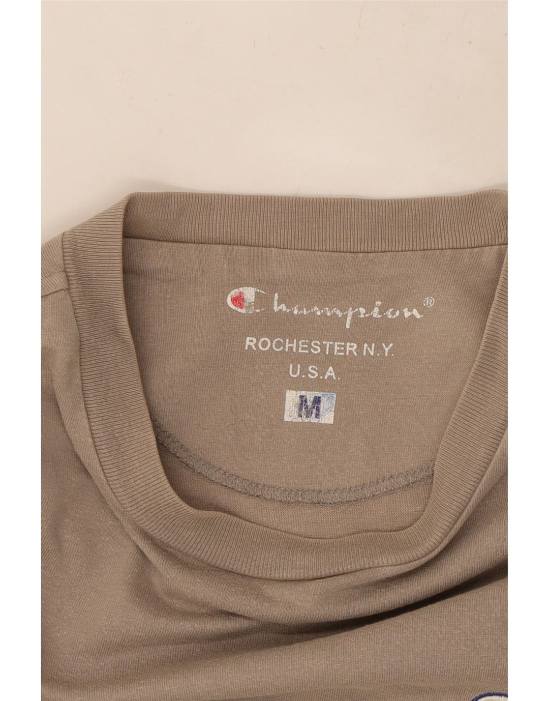 Мужской топ CHAMPION с длинным рукавом, средний бежевый