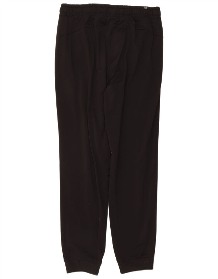 Мужские спортивные брюки Puma, джоггеры, большие черные, полиэстер