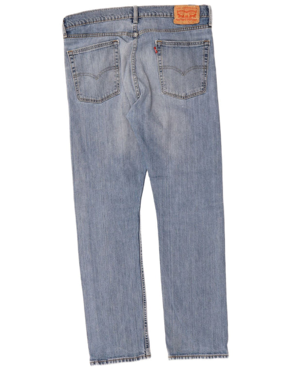 Мужские прямые джинсы LEVI'S 513 W36 L31 синие