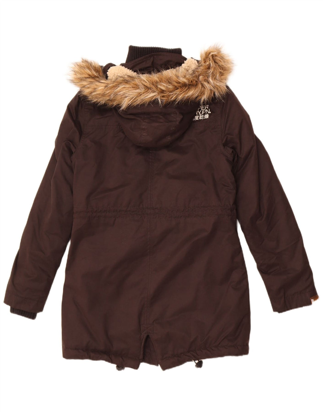 Женская парка Superdry The Windparka с капюшоном UK 14, средний черный