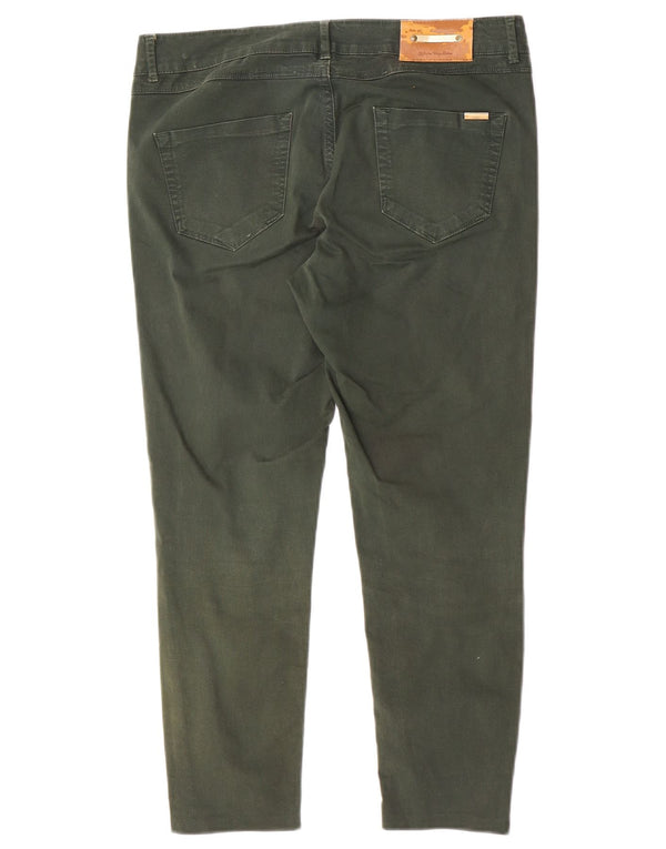 Женские укороченные джинсы Zara Slim EU 40 Medium W30 L24 Зеленые
