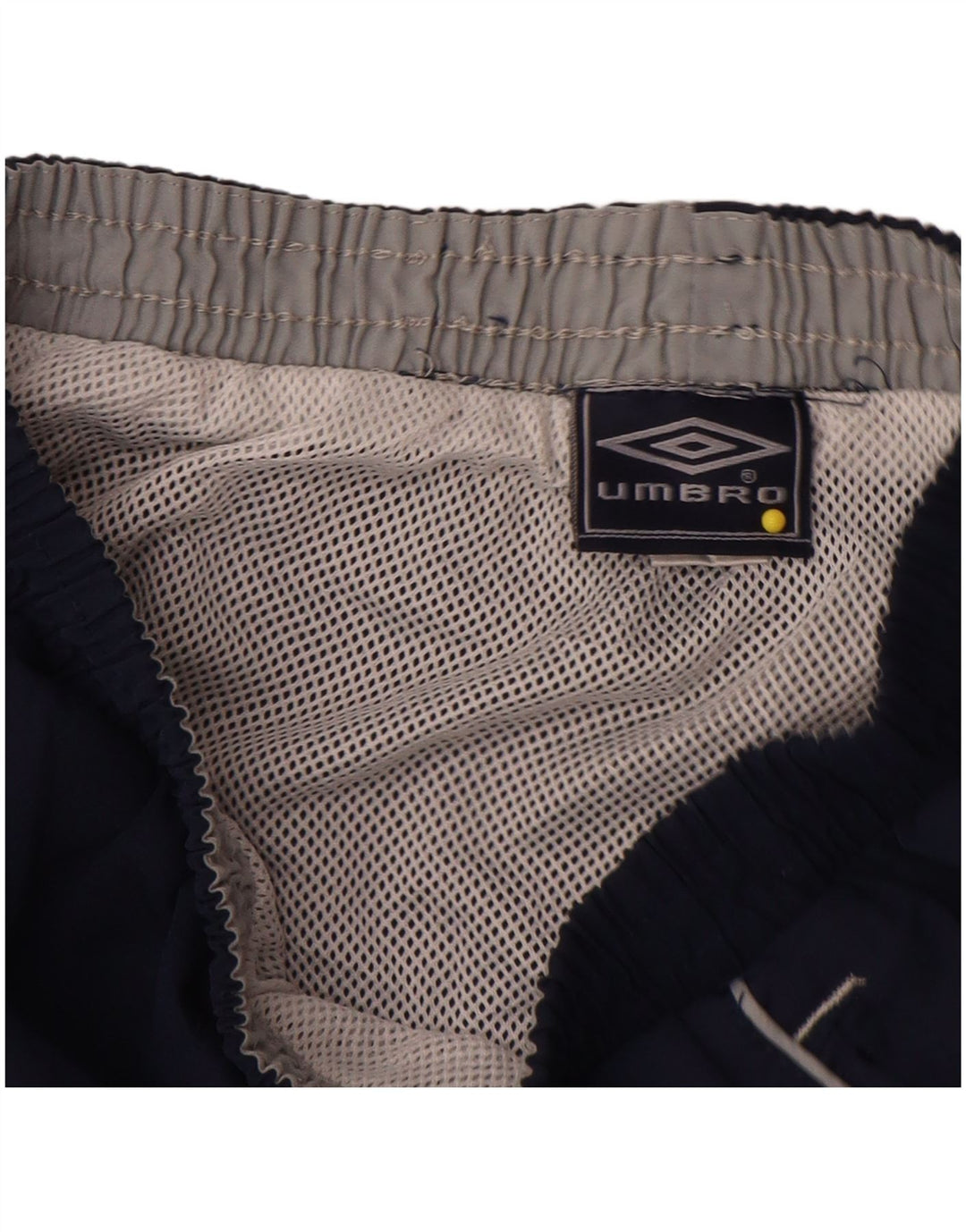 Спортивные шорты Umbro с графическим рисунком для мальчиков 9–10 лет, средние темно-синие, полиэстер