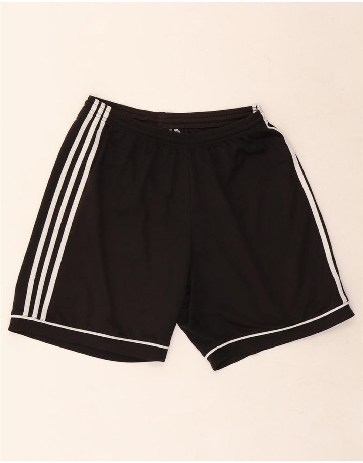 Мужские спортивные шорты Adidas Climalite, большие черные из полиэстера