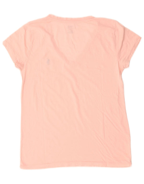 Женская футболка Polo Ralph Lauren Top UK 10 Small Pink Cotton
