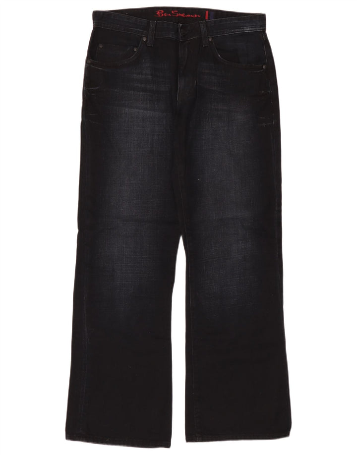 Мужские джинсы Bootcut Ben Sherman W32 L30 темно-синие, хлопок