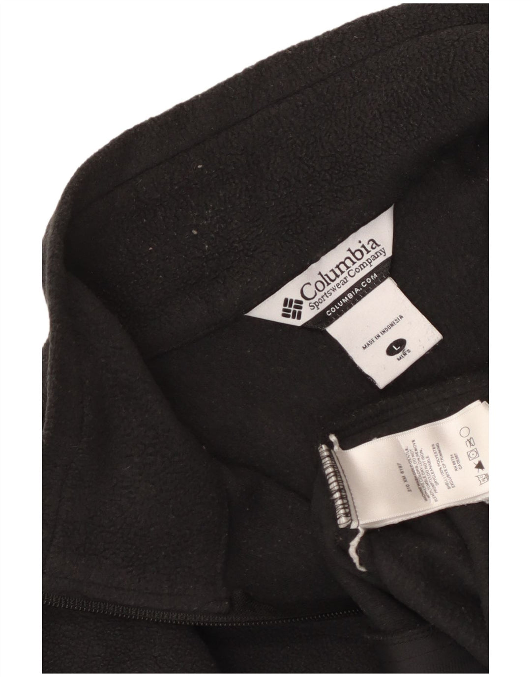 Мужская флисовая куртка Columbia Mizzou UK 40, большая, черная, полиэстер