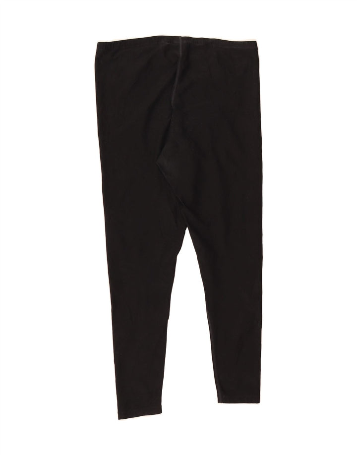 NIKE Girls Leggings 14-15 Years Large Black Polyester Vintage Nike and Second-Hand Nike from Messina Hembry 