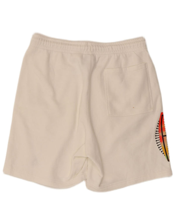 Мужские спортивные шорты JORDAN с графическим рисунком, большие белые хлопковые