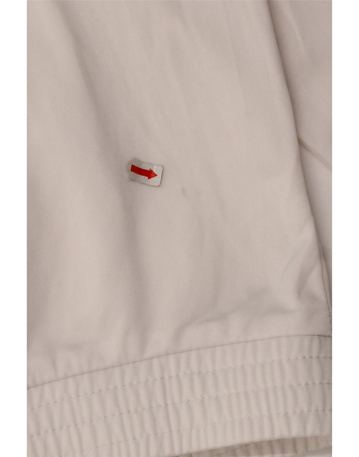 Мужской спортивный костюм ASICS с графическим рисунком, верхняя куртка, средний белый полиэстер с цветными блоками