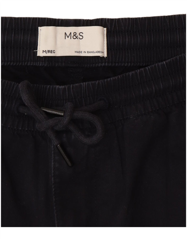 Мужские прямые брюки-чиносы Marks & Spencer средние W32 L29 темно-синие