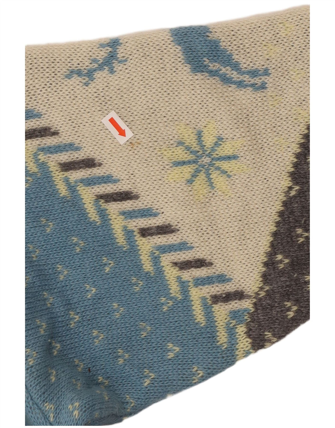 TRUSSARDI JEANS Мужской джемпер с круглым вырезом, большой кремовый свитер с жаккардовым узором