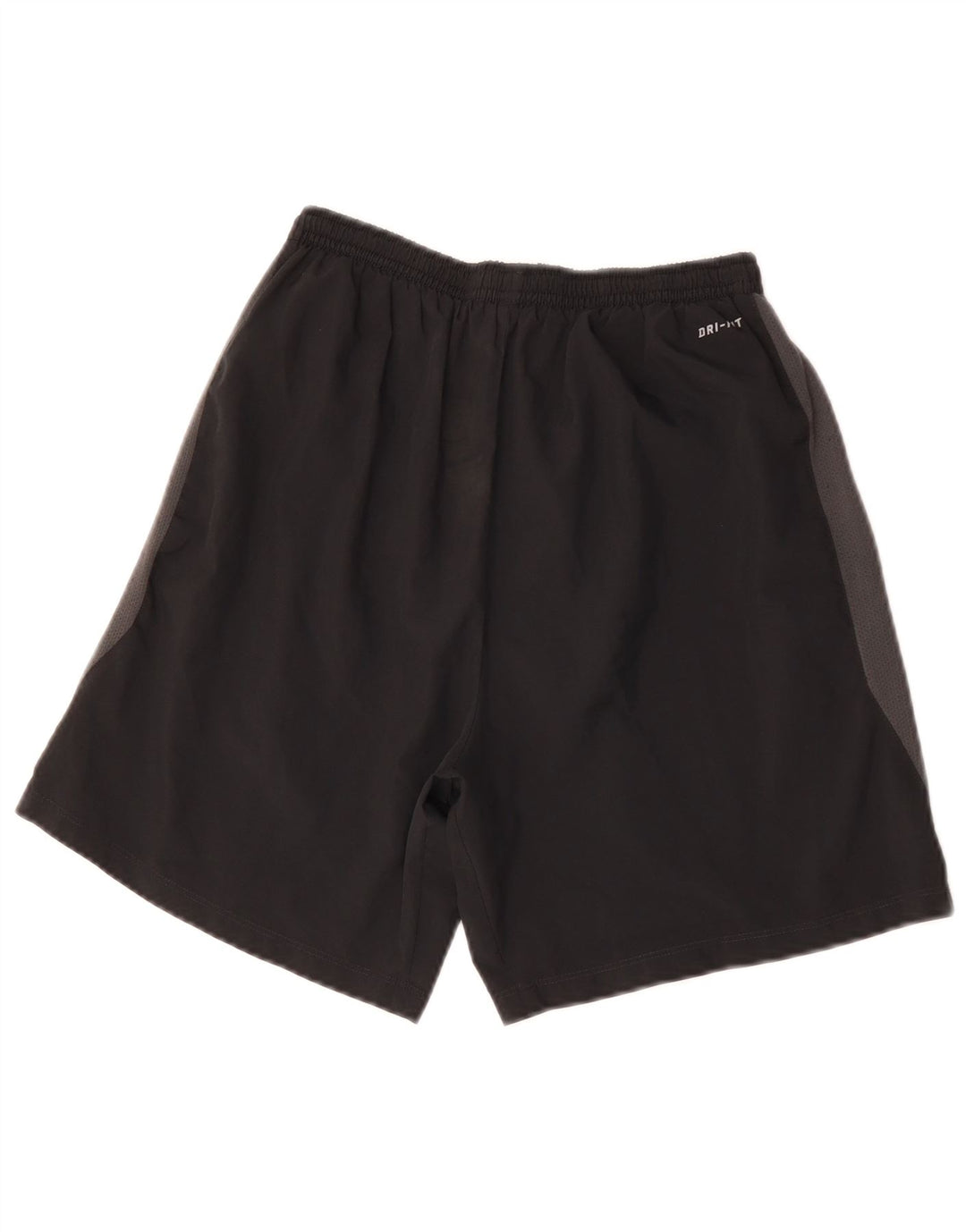 Мужские спортивные шорты Nike Dri Fit, маленькие черные полиэстер с цветными блоками