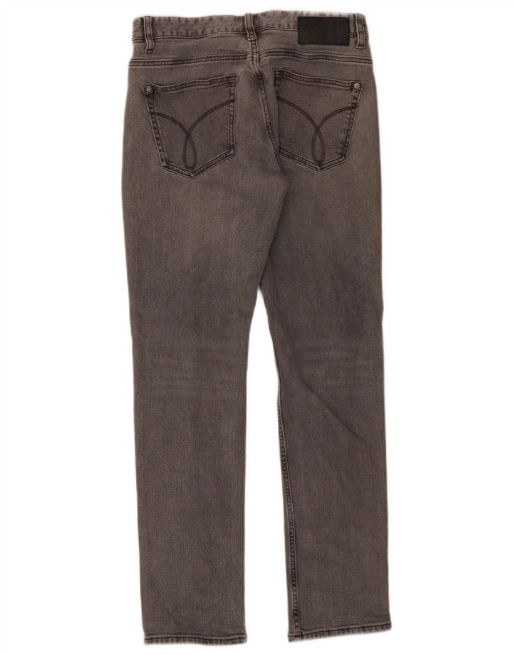 Мужские узкие джинсы Calvin Klein W31 L30, серый хлопок
