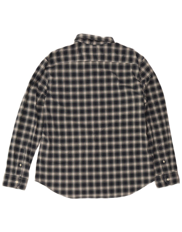 Мужская узкая рубашка Levi's 2XL, темно-синяя клетка, хлопок