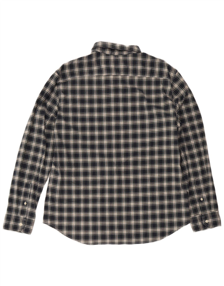 Мужская узкая рубашка Levi's 2XL, темно-синяя клетка, хлопок