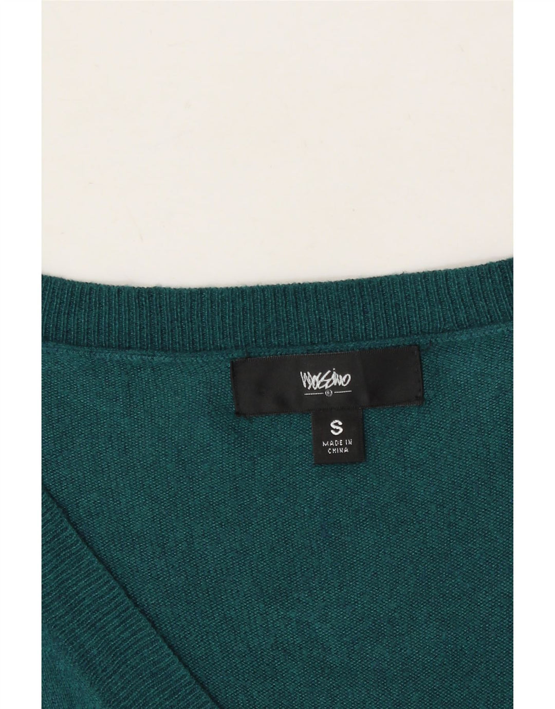 MOSSIMO Womens V-Neck Jumper Sweater UK 10 Small Green Nylon Vintage Mossimo and Second-Hand Mossimo from Messina Hembry 