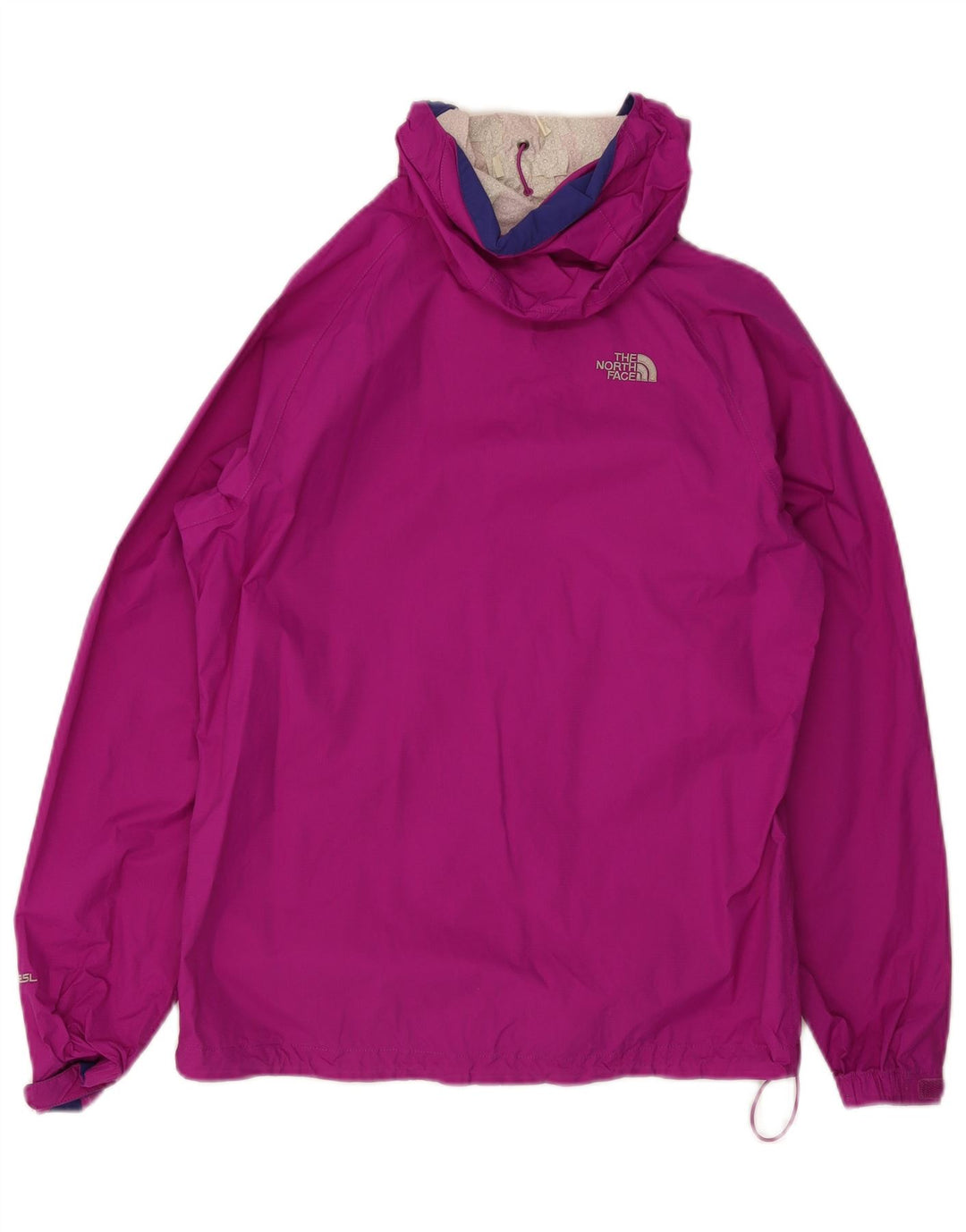Женская дождевик с капюшоном The North Face UK 10, маленький темно-бордовый нейлон