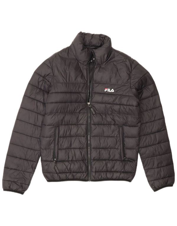 Мужская стеганая куртка Fila UK 34 XS Черный Полиамид