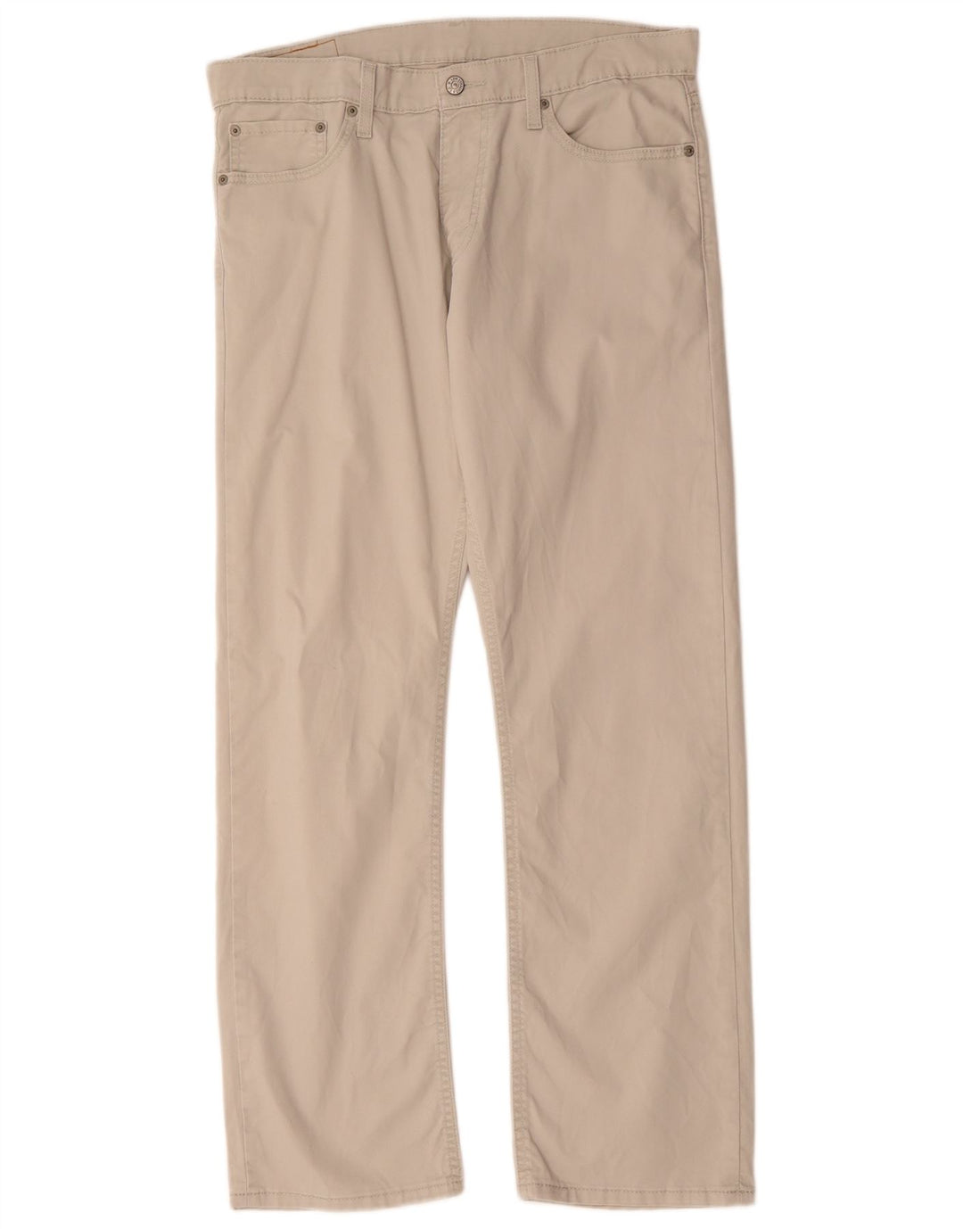 Мужские прямые повседневные брюки Levi's 514 W34 L32, белый хлопок