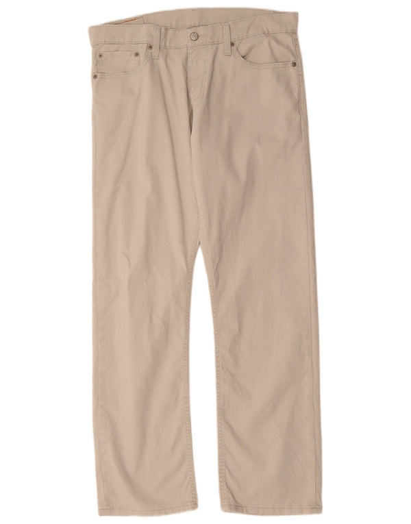 Levi's Mens 514 Straight Casual Trousers W34 L32 White Cotton