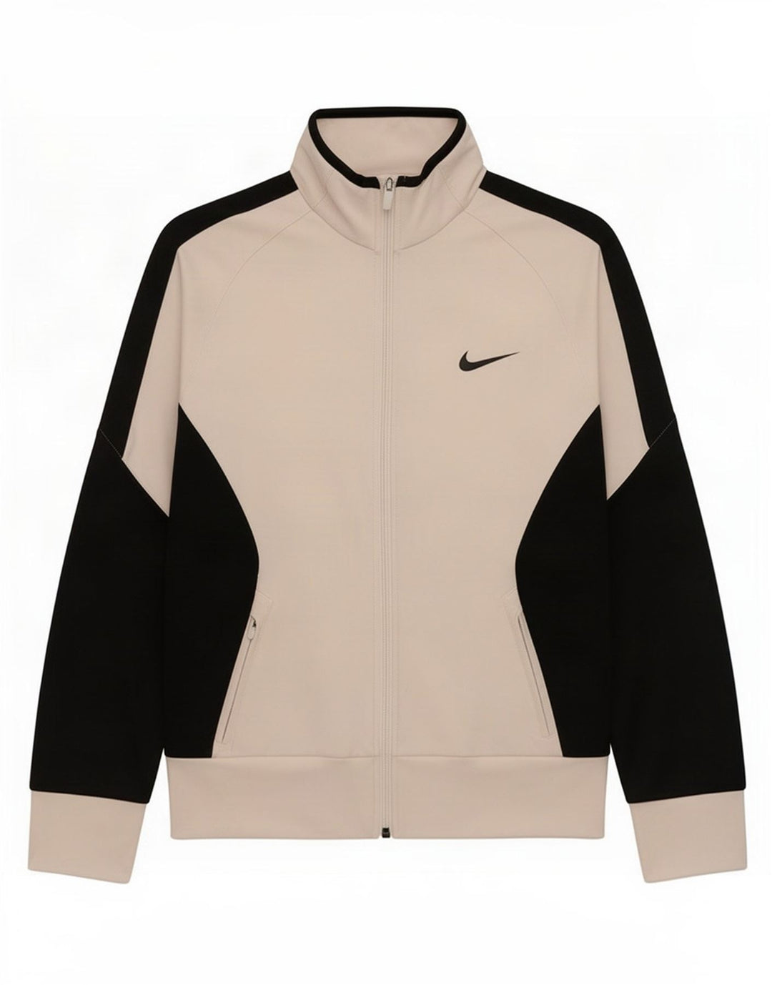 Женская спортивная куртка Nike Dri Fit UK 12, средний белый цвет с цветными блоками