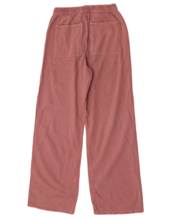 Широкие брюки-чиносы Zara для девочек 13–14 лет W26 L28, розовый хлопок