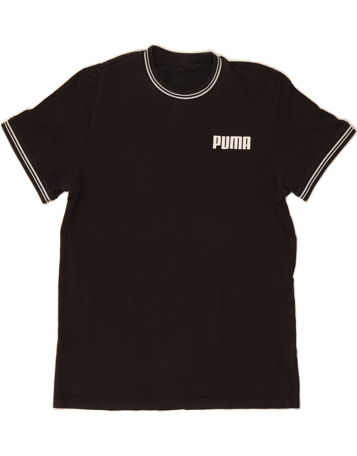 PUMA Mens T-Shirt Top Large Black Vintage Puma and Second-Hand Puma from Messina Hembry 