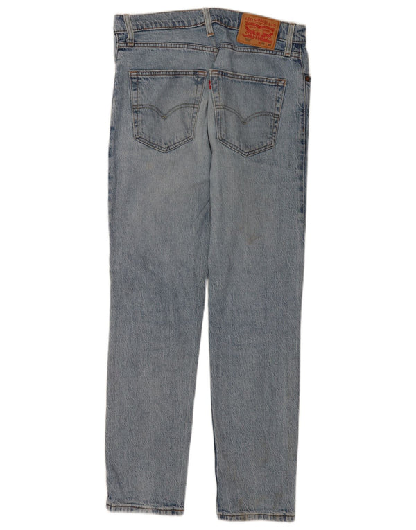 Мужские зауженные джинсы Levi's 502 W32 L32 синие, хлопок