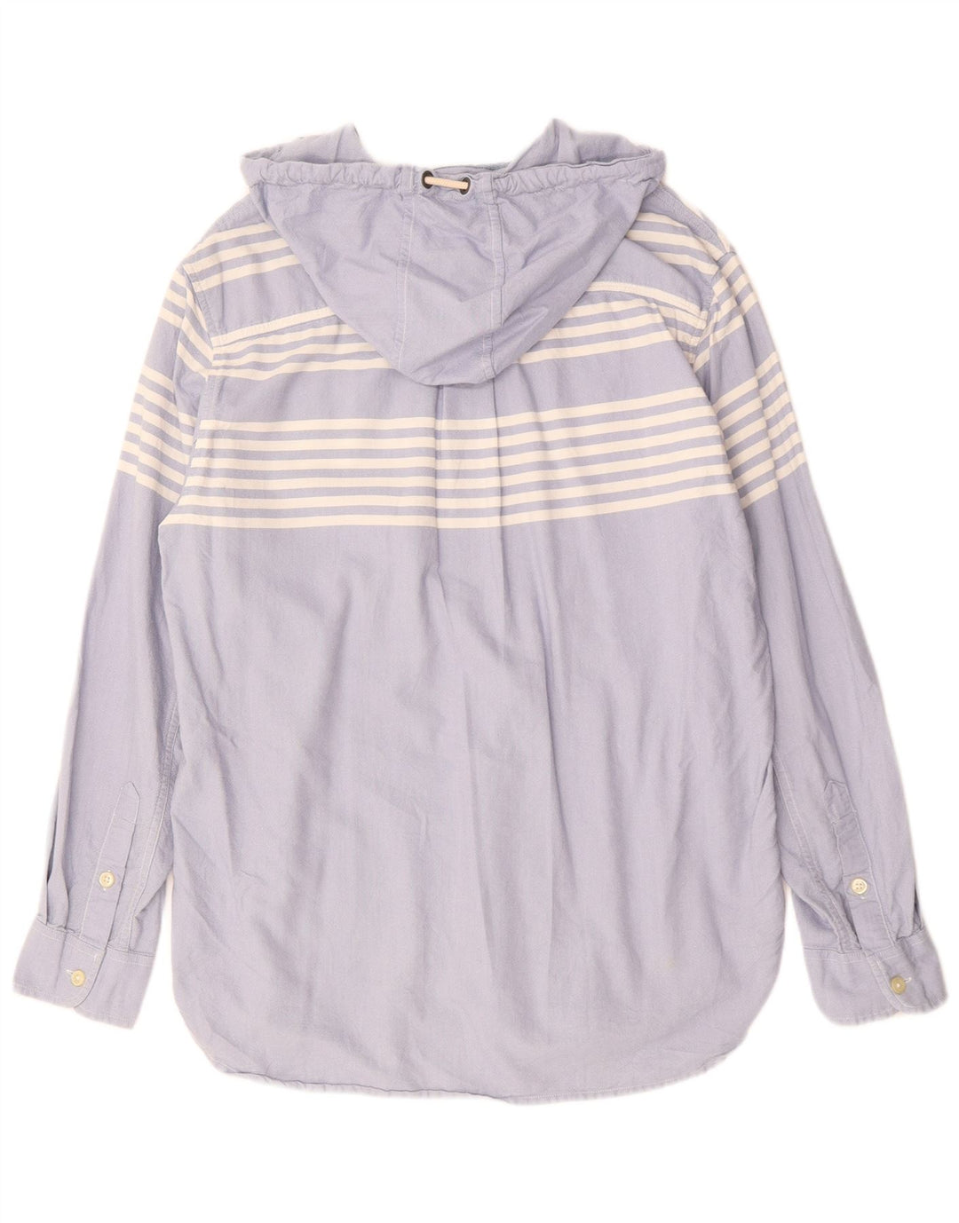 Мужской пуловер CHAPS с капюшоном, хлопковая рубашка среднего синего цвета в полоску