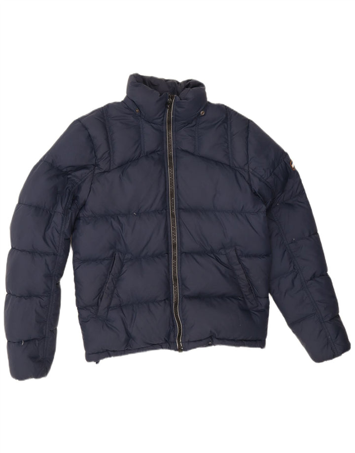 Мужская стеганая куртка Tommy Hilfiger UK 36, маленький темно-синий полиэстер