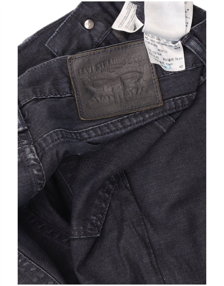 Мужские узкие джинсы Levi's W30 L32, темно-синий хлопок