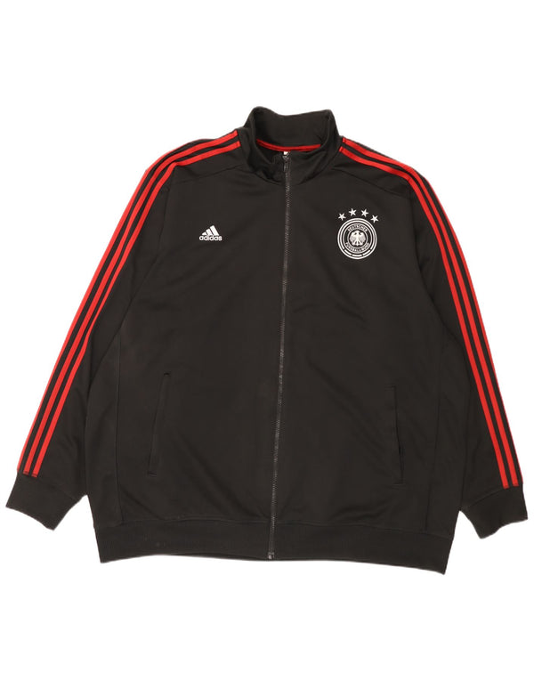 Adidas Mens Deutscher Fussball Bund Спортивный костюм Верхняя куртка 3XL Черный Спортивный