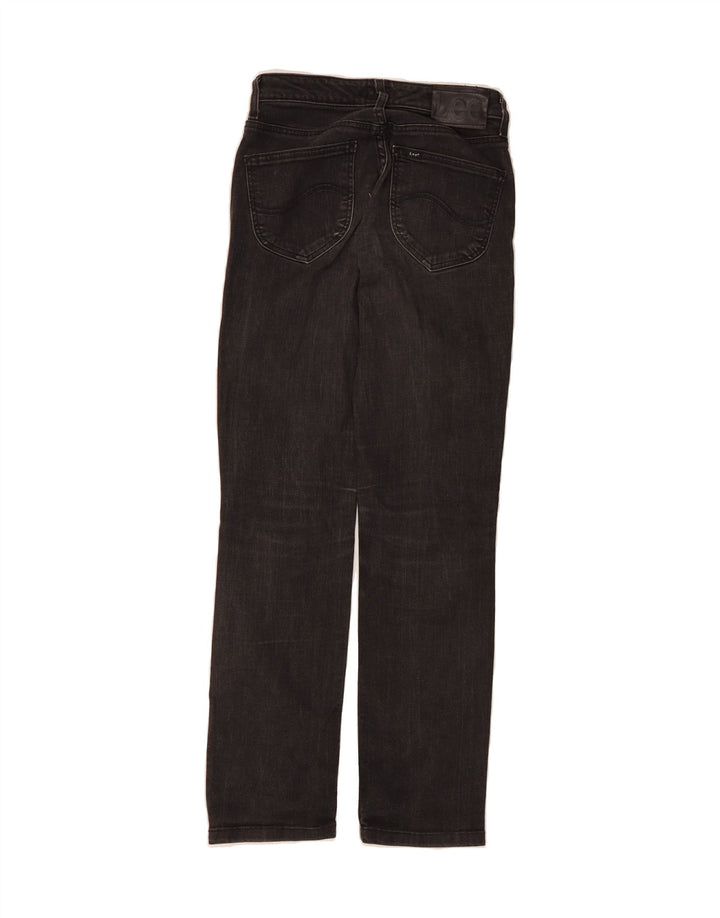 LEE Womens Marion Straight Jeans W28 L30 Black Cotton Vintage Lee and Second-Hand Lee from Messina Hembry 