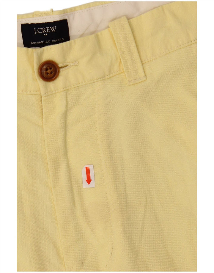 Мужские шорты чинос J. CREW W30, хлопок среднего желтого цвета