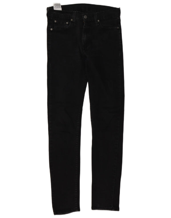 Мужские джинсы скинни Levi's 510 W30 L34, черный хлопок