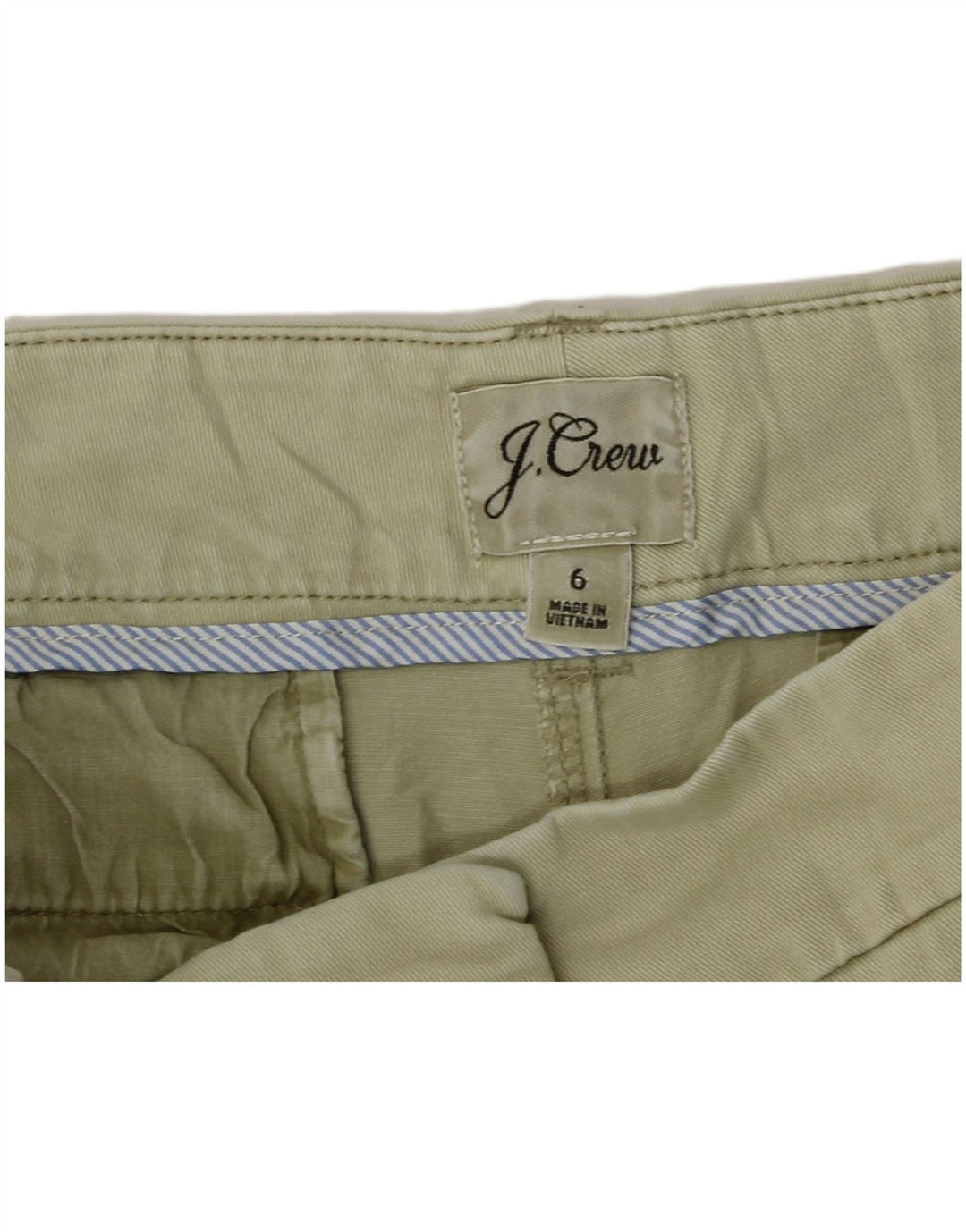 Женские шорты чинос J. Crew, размер США 6, средний размер W30, хаки, хлопок