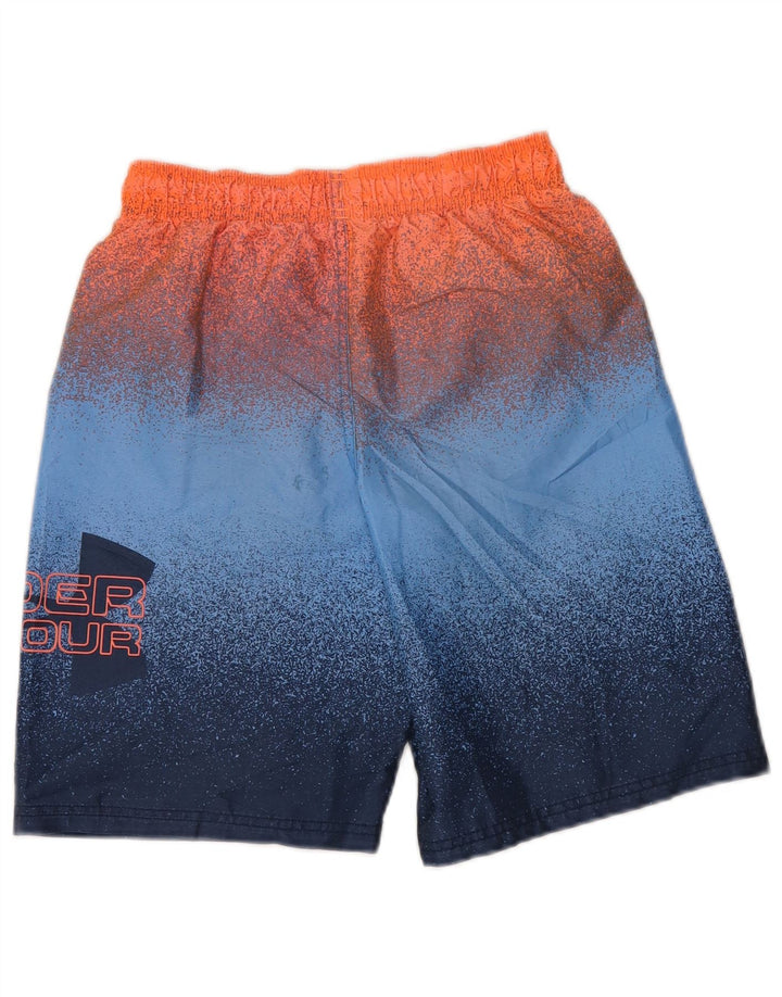 Спортивные шорты Under Armour для мальчиков 11–12 лет, большие разноцветные блоки с цветными блоками